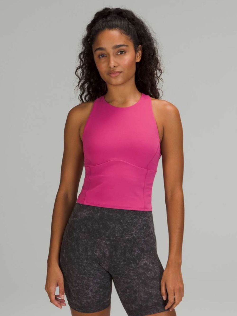 EUC Lululemon Key to Balance Tank Top. Color Pink Lychee. Size 6